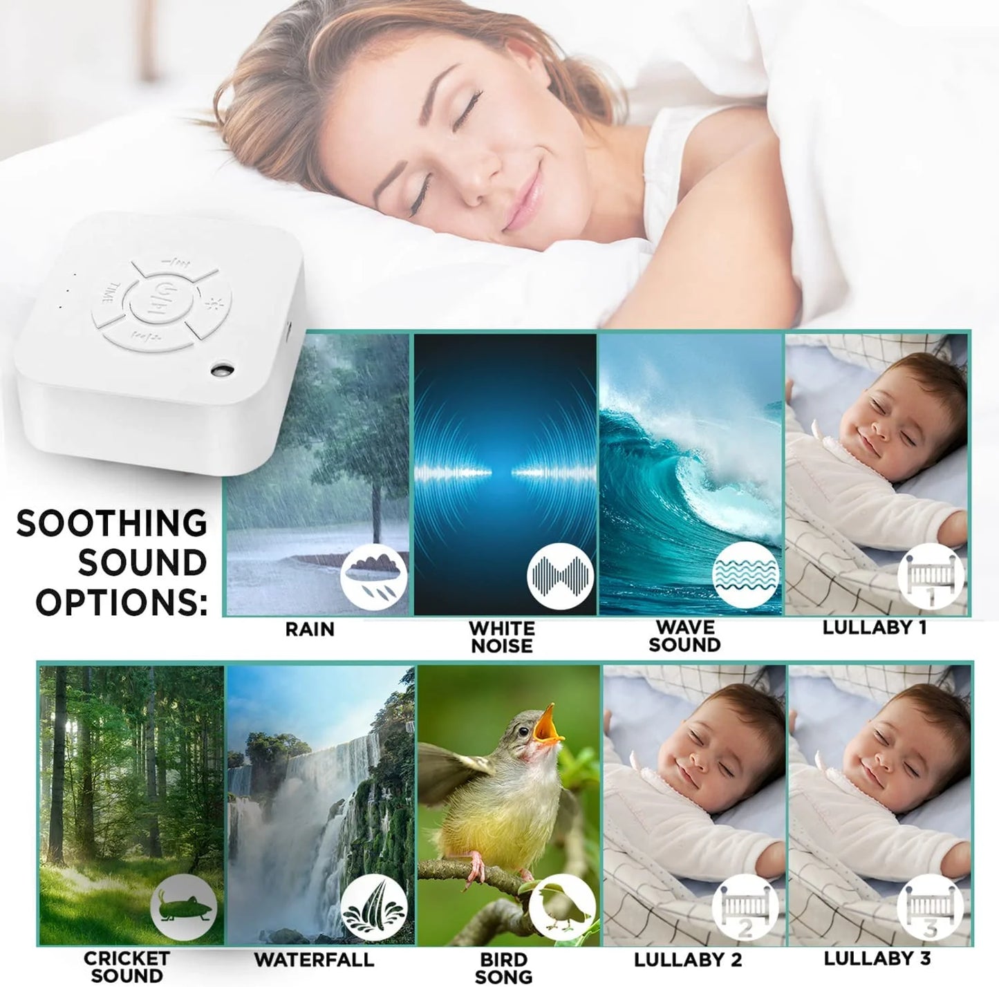 White Noise Sound Machine Portable