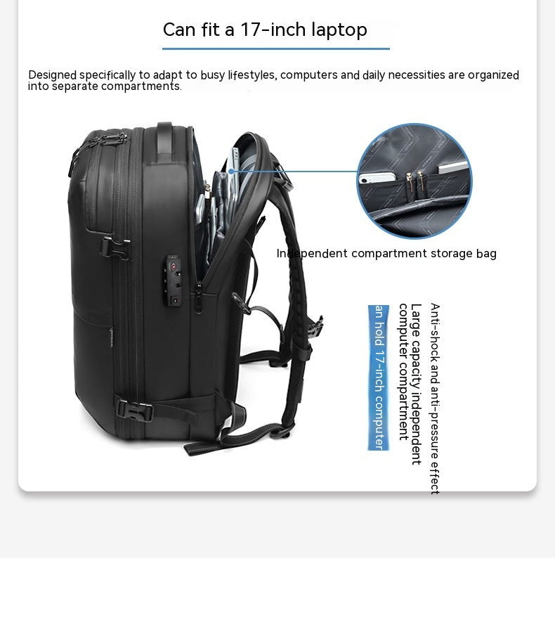 Apex™ 40L Executive Carry-On | The "No-Cube" Integrated Travel System