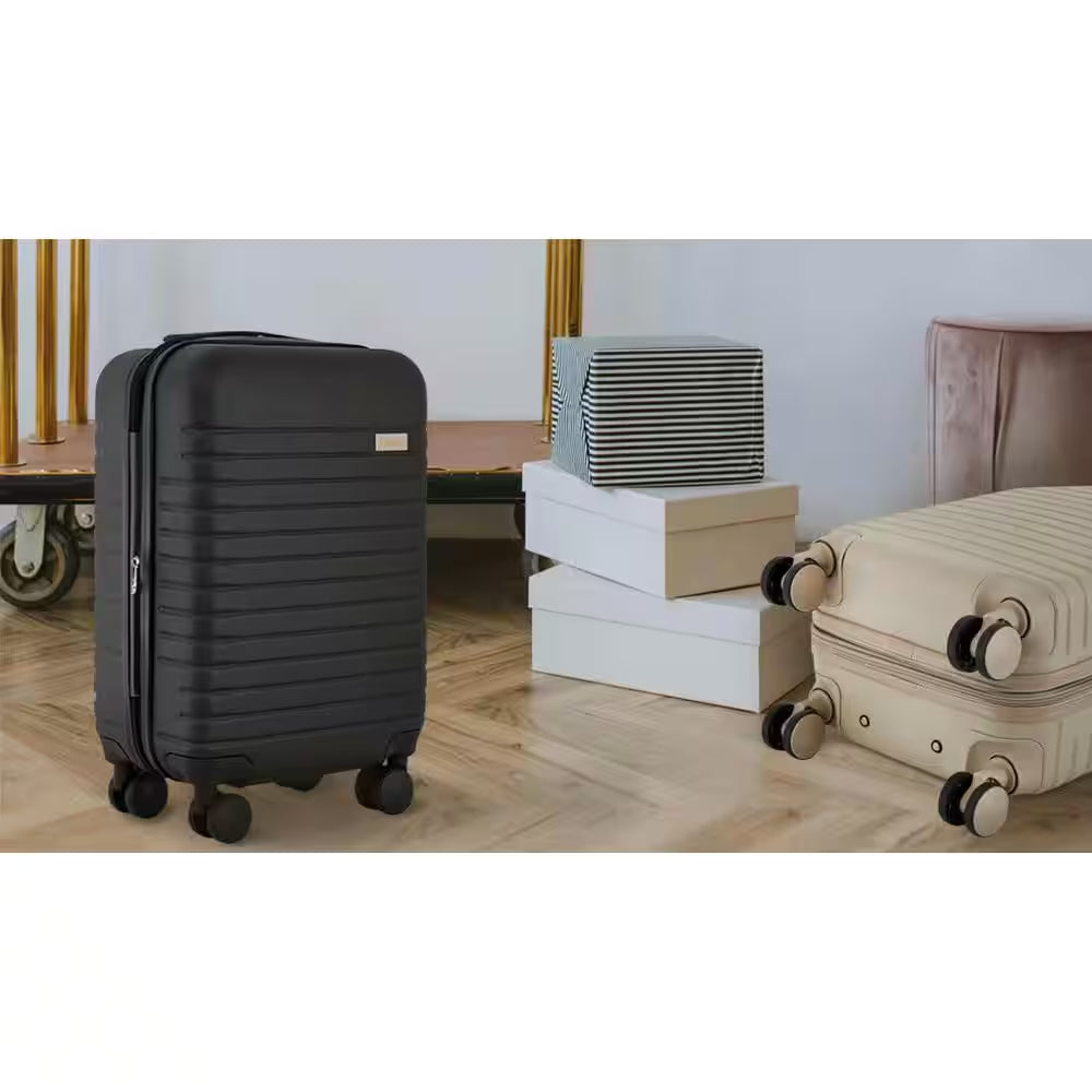 20 In. Black Hardcase Expandable Carry-On Luggage