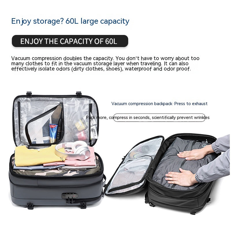 Apex™ 40L Executive Carry-On | The "No-Cube" Integrated Travel System