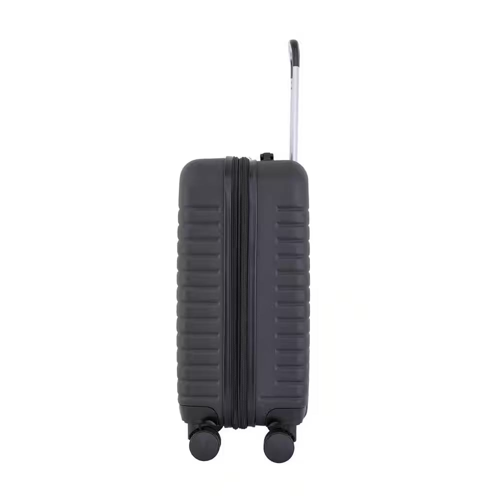 20 In. Black Hardcase Expandable Carry-On Luggage