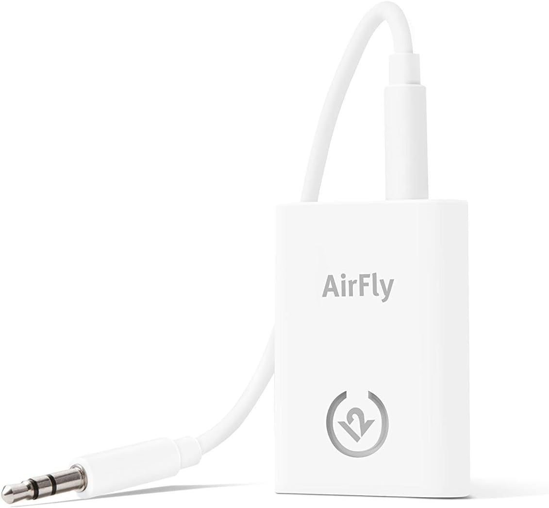 Airfly | Wireless Transmitter to Use Wireless/Noise-Cancelling Headphones in Gyms or on Airplanes